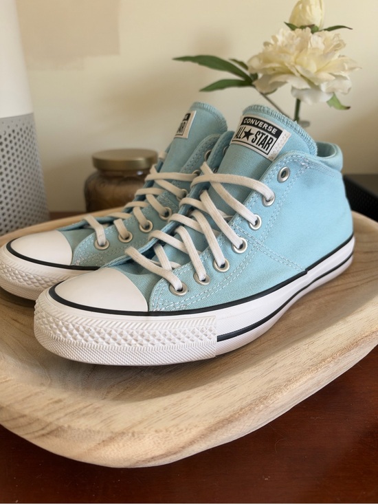 Converse Shoes - Converse Chuck Taylor All Star Blue Canvas High Top Sneakers Women’s 9